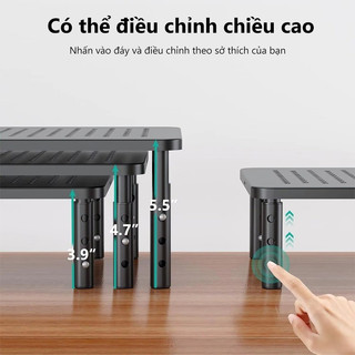 Kệ để máy tính Chất Liệu Bền Đẹp Kiểu Dáng Sang Trọng Có thể điều chỉnh, phù hợp với nhiều tình huống