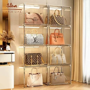 STON acrylic hộp mica hộp nhựa trong suốt hộp đựng hộp trưng Hộp Trưng Bày Mô Hình Labubu