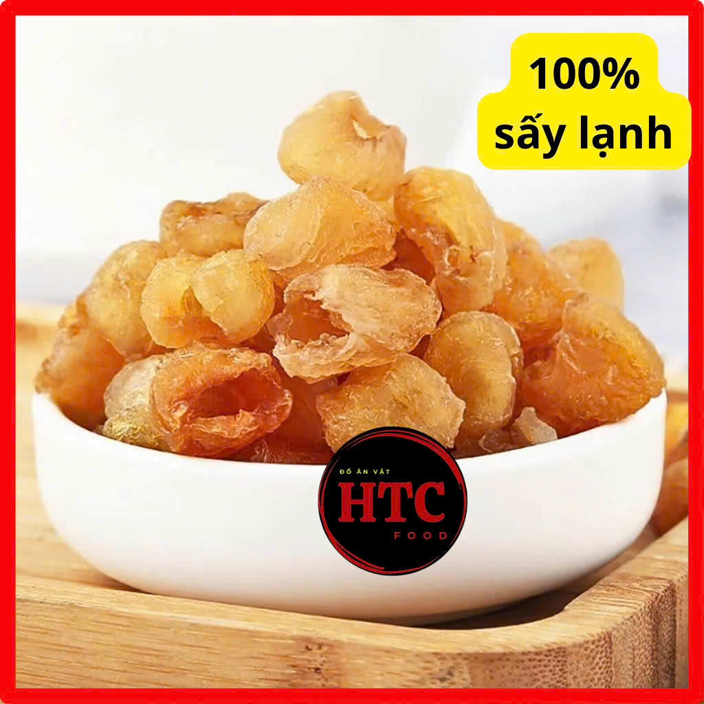 Long nhãn sấy khô Hưng Yên chuẩn loại 1, quả to dẻo ngọt thơm, hoa quả trái cây sấy dẻo từ HTC Food