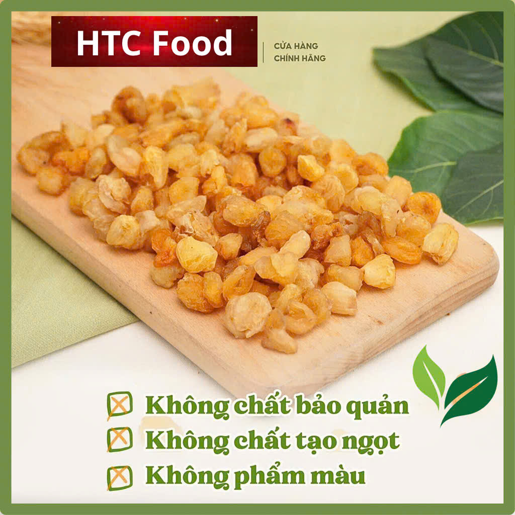 Long nhãn sấy khô Hưng Yên chuẩn loại 1, quả to dẻo ngọt thơm, hoa quả trái cây sấy dẻo từ HTC Food