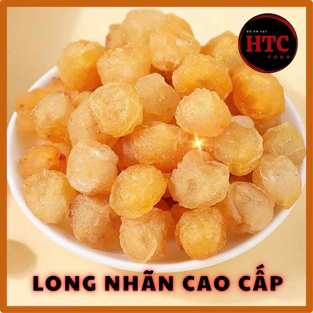 Long nhãn sấy khô Hưng Yên chuẩn loại 1, quả to dẻo ngọt thơm, hoa quả trái cây sấy dẻo từ HTC Food