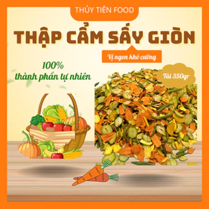 Trái Cây Sấy Giòn Rụm - Thập Cẩm Ăn Vặt Ngon Miệng túi 350gr