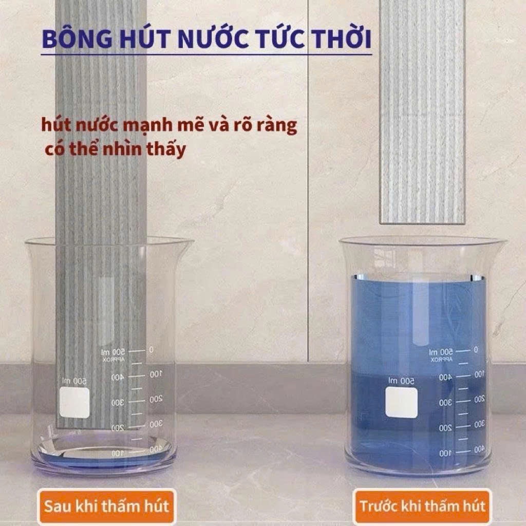 [Thế hệ mới] Mua 10 Tặng 1 Cây Lau Mini Thông Minh Siêu Tiện Lợi DASEP Dụng Cụ Lau Mặt Bếp, Mặt Kính Xốp Siêu Thấm Hút