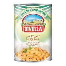Đậu Gà (Ceci) Divella – Lon 400g | Thực phẩm lành mạnh chuẩn Ý