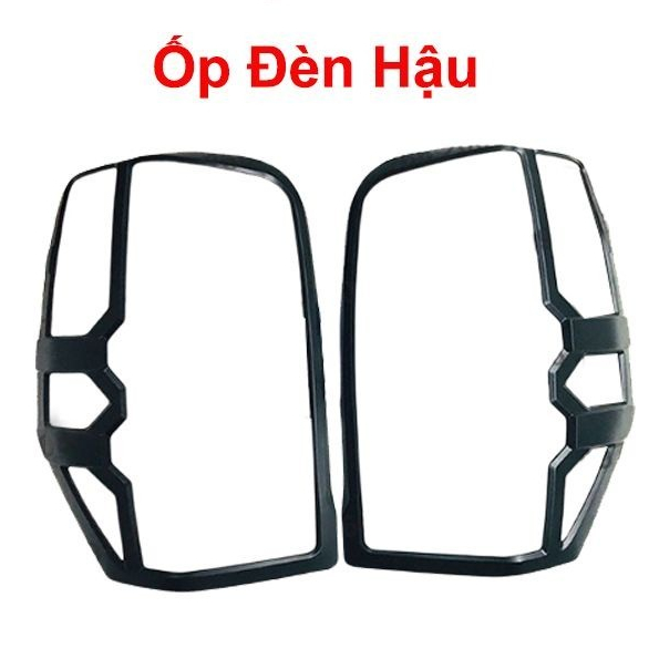 Ốp viền đèn pha, đèn hậu xe Mitsubishi Triton 2019- 2020 Nhựa đen, Hàng cao cấp