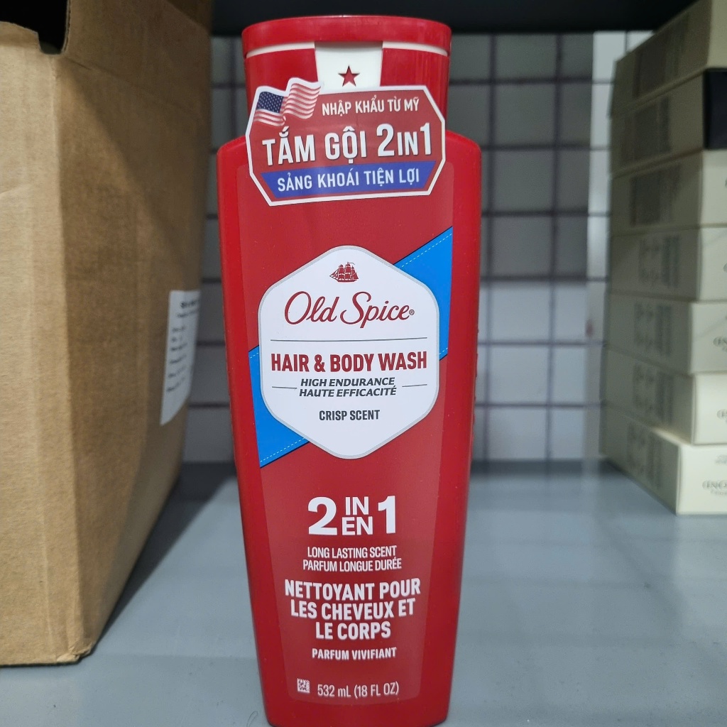 Sữa tắm Gel Nam Old Spice 473ml/532ml/m/887ml Timber Bearglove Fiji Wolfthorn Pure Sport Fresh Tắm gội 2in1 Made in USA