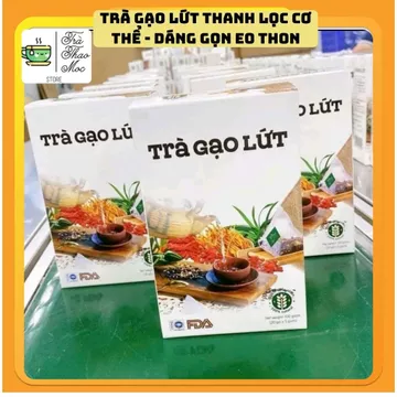 Trà Gạo Lứt Mộc Tâm, Trà Gói Lọc, túi lọc, Gạo lứt, Kỷ tử, Nấm Đông trùng hạ thảo 20 gói x 5 gam