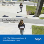 [TAPO Chính Hãng] Tapo C246D 6M– Camera An Ninh Wi-Fi Quay Quét Hai Ống Kính | Trong Nhà & Ngoài Trời | Hình Ảnh Sắc Nét — ảnh 7