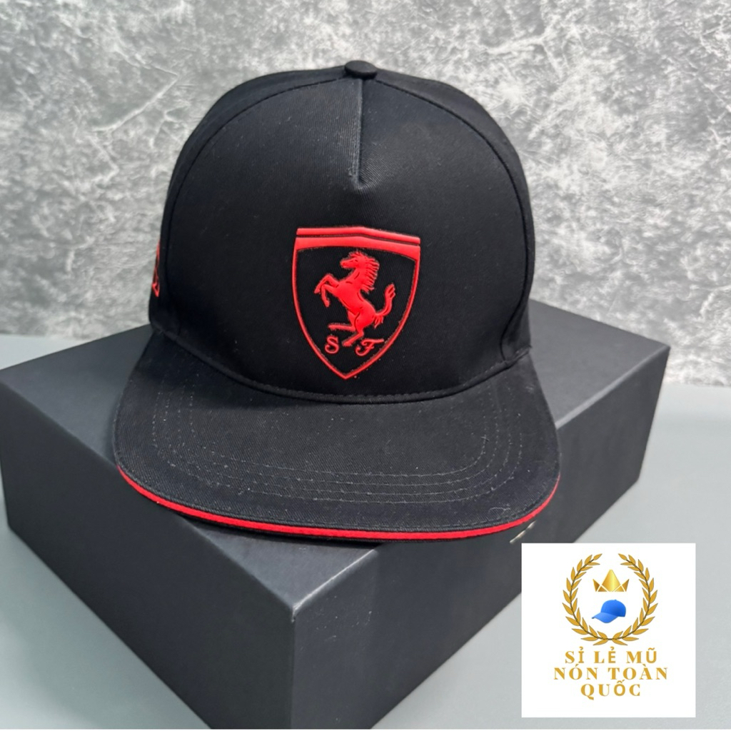 Mũ hip hop nam nữ - Nón bóng chày snapback Phối ngựa đỏ thời trang siêu đẹp
