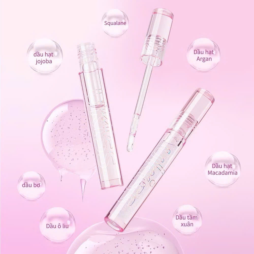 UKISS Son Bóng Có Nhũ Mịn Mượt Dưỡng Ẩm Tạo Hiệu Ứng Gương Bóng 2ml | NHÍM HOUSE