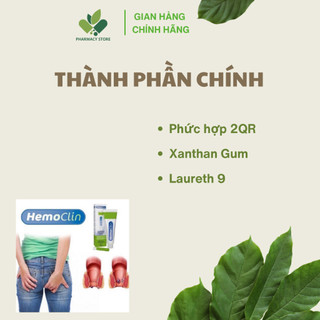 HemoClin Gel – Hỗ trợ giảm khó chịu, nứt kẽ & chăm sóc vùng hậu môn - Châu Âu