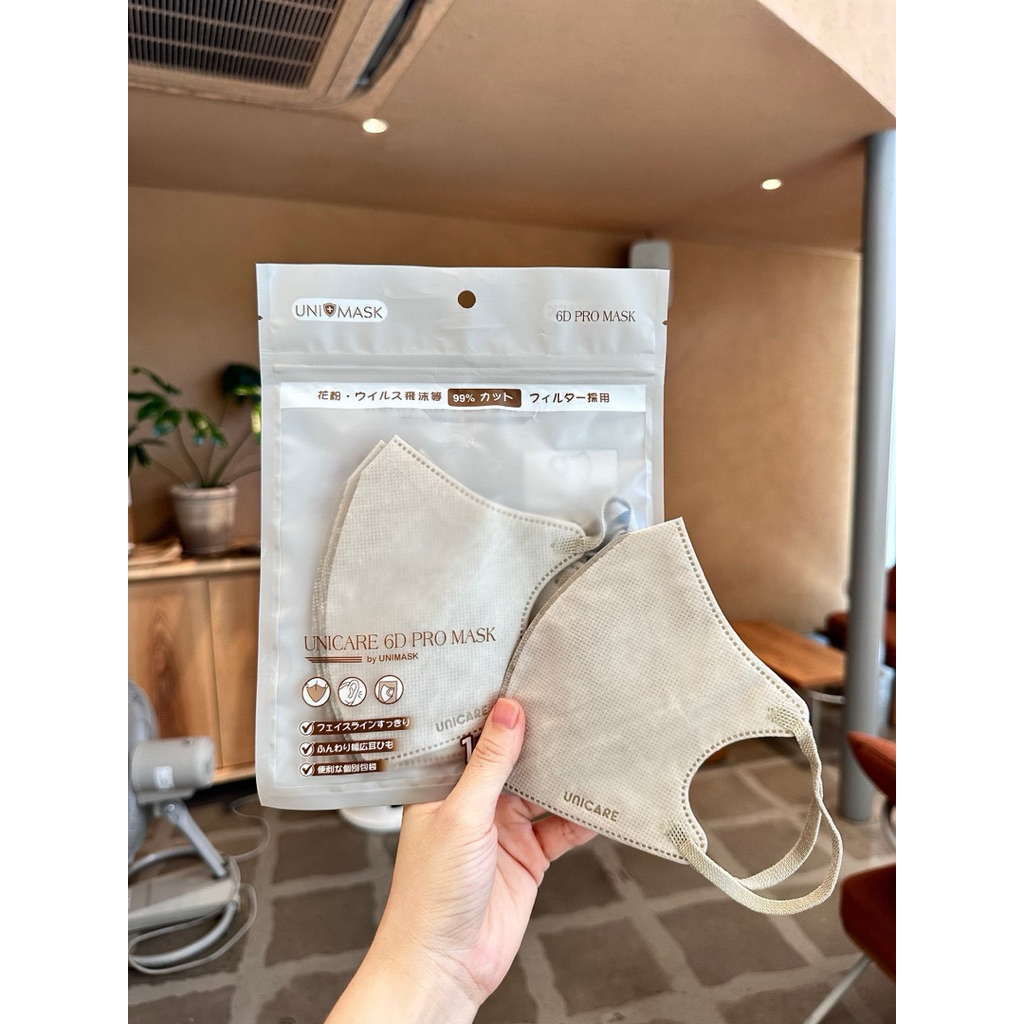 Sét 100c tặng 20 chiếc Khẩu trang 6D Unicare  Mix Đủ 6 Màu Trend,Kháng khuẩn, Qoai êm Thoải Mái