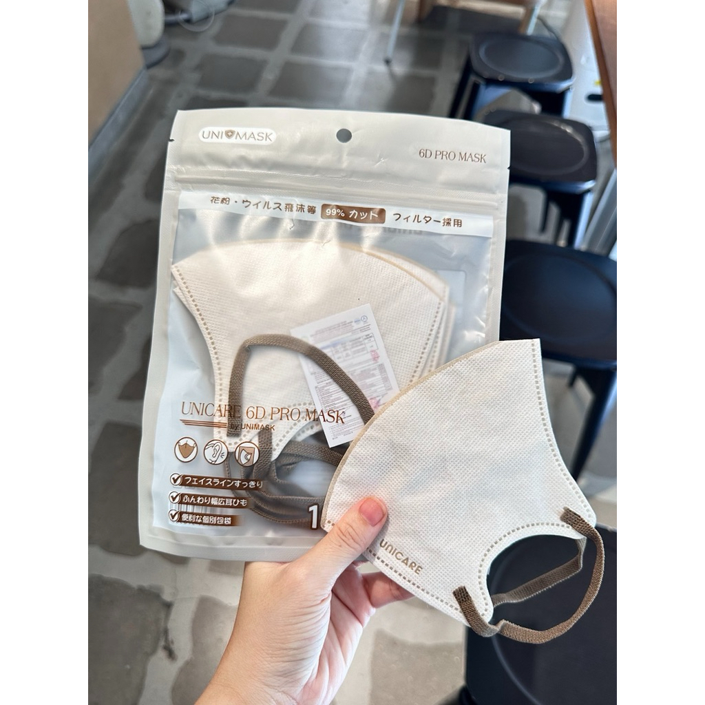 Sét 100c tặng 20 chiếc Khẩu trang 6D Unicare  Mix Đủ 6 Màu Trend,Kháng khuẩn, Qoai êm Thoải Mái