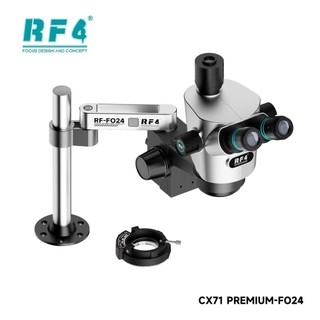Kính hiển vi 3 mắt RF4 RF-CX71 Premium 6.5-65X kèm trục xoay F024 Thiết kế góc nghiêng 30°