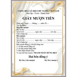 combo giấy mượn ti.ền - giấy va.y ti.ền