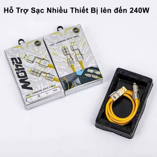Dây Sạc Nhanh Đa Năng 4IN1 65W / 120W Cao Cấp 1.2M, Dây Dù Chống Đứt - Cho USB-Type C, Type C-Type C, Type C- iP, USB-iP