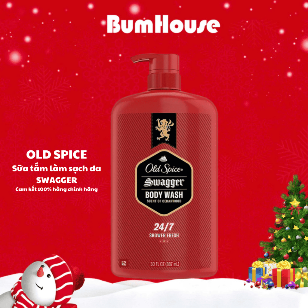 Sữa tắm Gel Nam Old Spice Swagger 887ML Giúp Làm Sạch Da