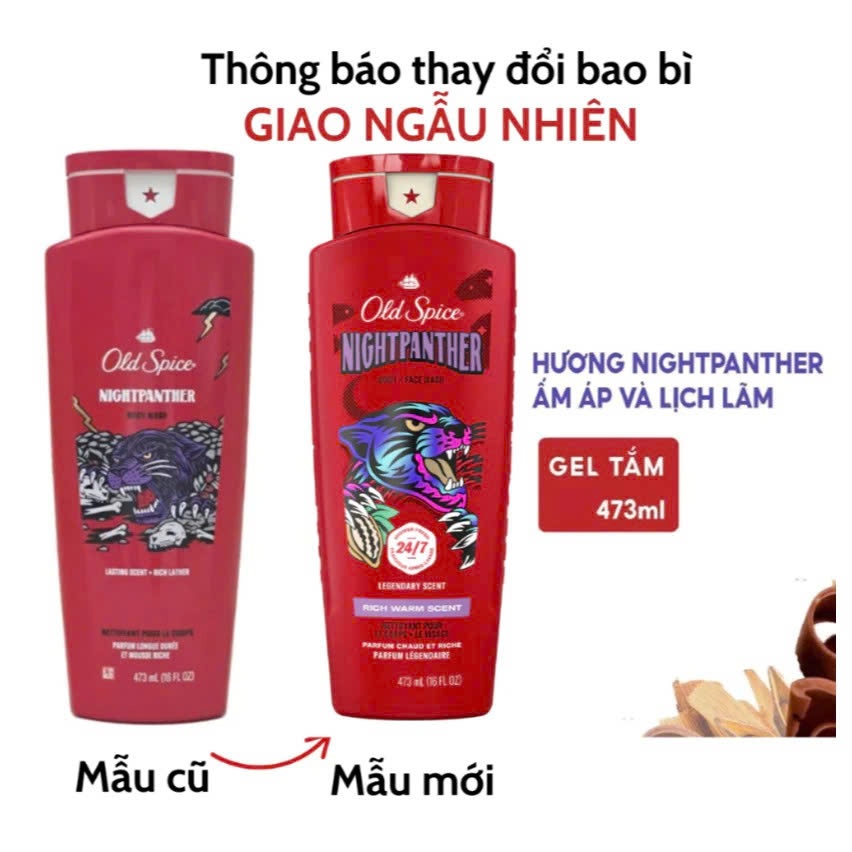 Sữa tắm Gel Nam Old Spice 473ml/532ml/m/887ml Timber Bearglove Fiji Wolfthorn Pure Sport Fresh Tắm gội 2in1 Made in USA