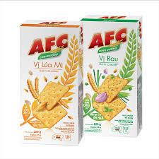 [CHÍNH HÃNG] Bánh Cracker AFC Kinh Đô Vị Rau Củ/Lúa Mạch 200 Gam ...