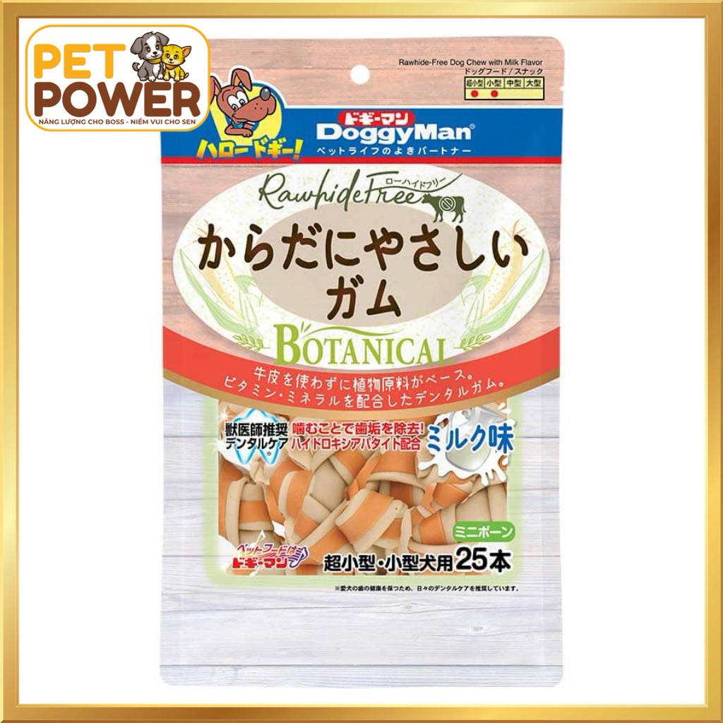Xương nơ hương sữa DoggyMan 25 cây