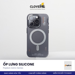 Ốp Lưng iPhone 17 Pro Max Nhám Mờ Vòng Từ Tính Họa Tiết Cyberpunk Popkon Astro