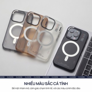 Ốp Lưng iPhone 17 Pro Max Nhám Mờ Vòng Từ Tính Họa Tiết Cyberpunk Popkon Astro