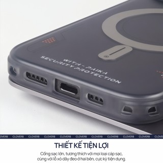 Ốp Lưng iPhone 17 Pro Max Nhám Mờ Vòng Từ Tính Họa Tiết Cyberpunk Popkon Astro