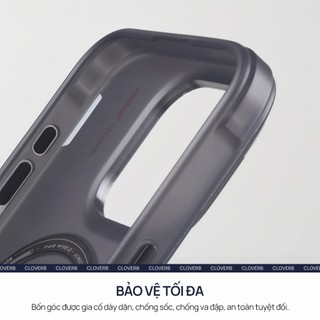 Ốp Lưng iPhone 17 Pro Max Nhám Mờ Vòng Từ Tính Họa Tiết Cyberpunk Popkon Astro