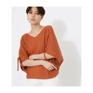 AZUL ÁO LEN NỮ CỔ V TAY ĐAN SIZE S (230712040)
