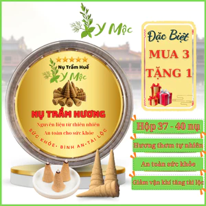 Combo 3 Hộp Nụ Trầm Hương Tặng 1 Hộp. Nụ trầm hương Y Mộc Huế xông nhà tẩy uế thờ cúng thư giãn yoga