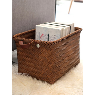 Giỏ đựng quần áo đan thủ công cao cấp đa năng, tiện lợi