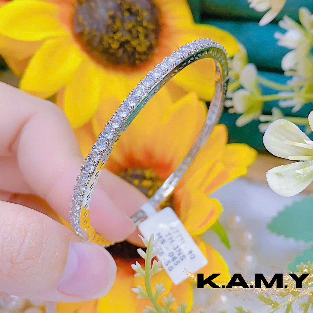 Combo 02 Chiếc Vòng Tay  Đính Xoàn Cực Sang Bền Màu - Trang Sức KAMY