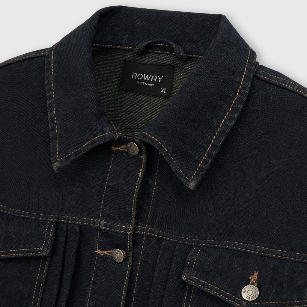 Áo khoác ROWAY Denim cotton cao cấp | Jacket Denim V2