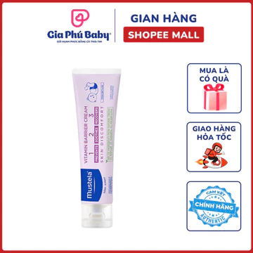 Kem Chống Hăm Mustela 123 50ml Chính Hãng Pháp – Ngừa & Làm Dịu Hăm Tã Cho Bé Sơ Sinh