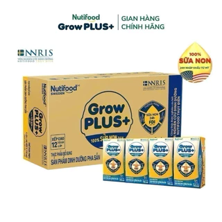 sữa bột pha sẵn NUTIFOOD DROWPLUS+ vàng ( sữa non tăng đề kháng) 110ml/ 180ml(48 hộp)