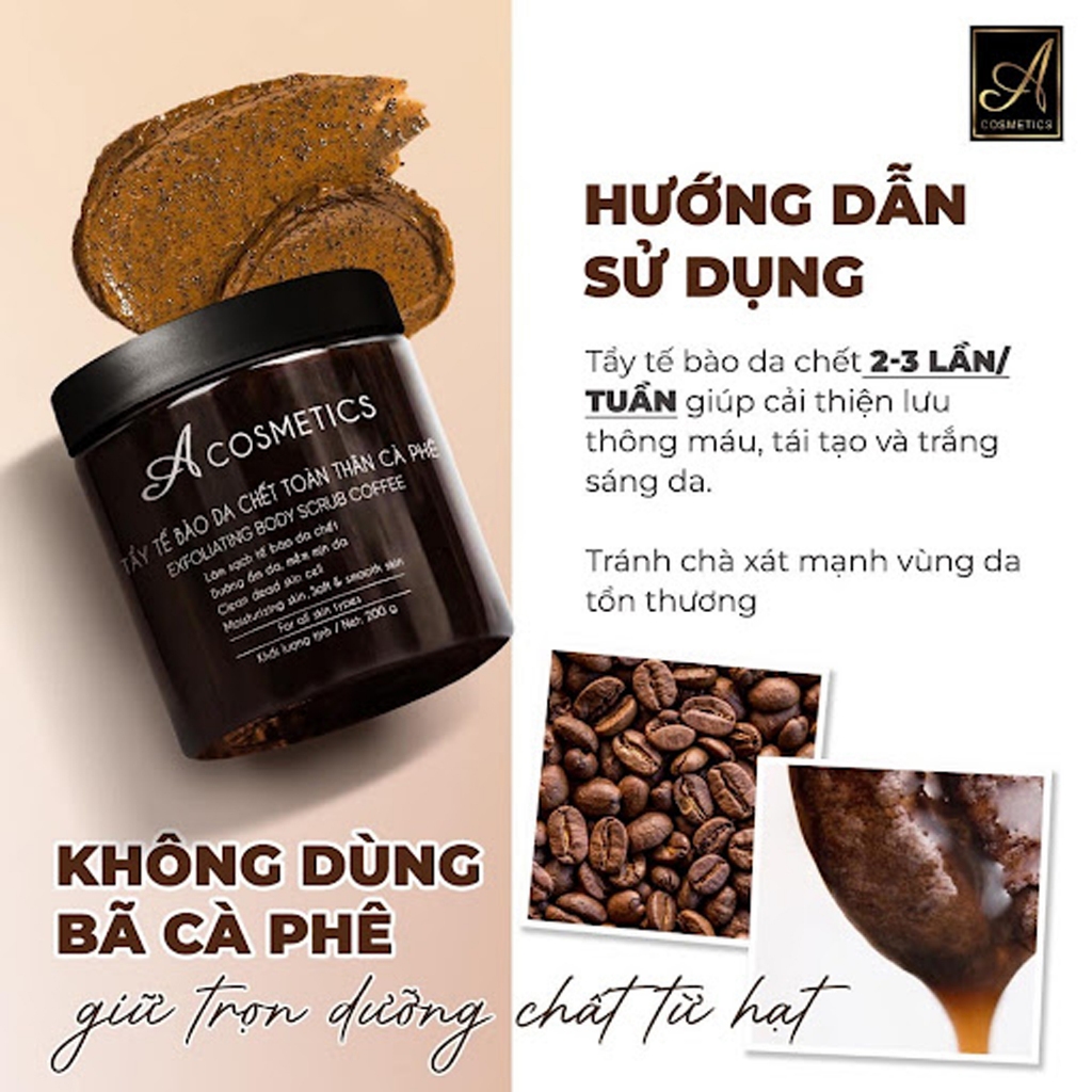 Hũ Tẩy Tế Bào Chết Toàn Thân A Cosmetics - Mỹ Phẩm Chính Hãng