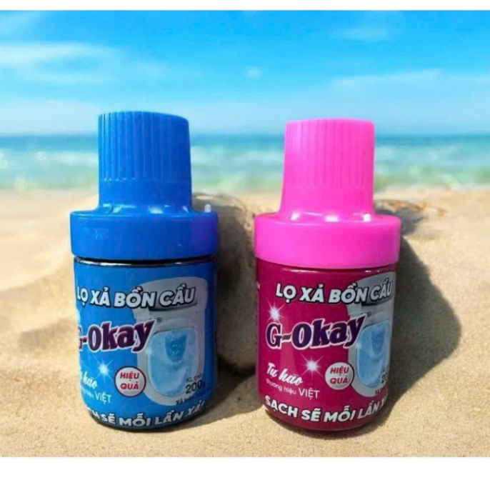 CỐC THẢ BỒN CẦU G-OKAY 380G , DIỆT KHUẨN KHỬ MÙI THƠM MÁT DẠNG SÁP HÀN QUỐC , TRÊN 2000 LẦN XẢ