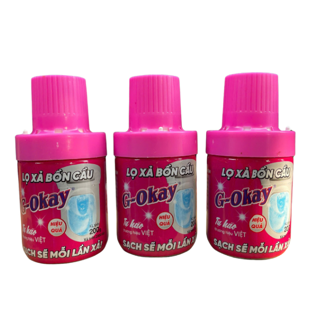 CỐC THẢ BỒN CẦU G-OKAY 380G , DIỆT KHUẨN KHỬ MÙI THƠM MÁT DẠNG SÁP HÀN QUỐC , TRÊN 2000 LẦN XẢ