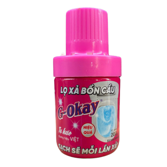 CỐC THẢ BỒN CẦU G-OKAY 380G , DIỆT KHUẨN KHỬ MÙI THƠM MÁT DẠNG SÁP HÀN QUỐC , TRÊN 2000 LẦN XẢ