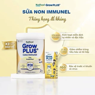 sữa bột NutiFood Sweden GRowPlus Vàng sữa non lmnunel800g