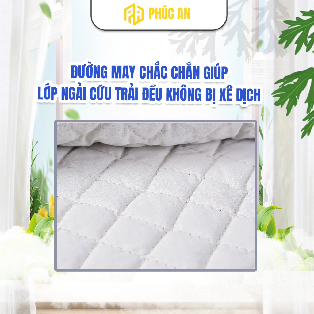 Lõi Thay Thảm Ngải Cứu Phúc An – Lõi Thảo Dược Tự Nhiên Cho Thảm Điện Giữ Nhiệt, Giảm Đau Nhức