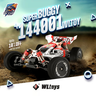 Xe RC WLTOYS 144001 1:14 Tốc Độ Cao - Xe Địa Hình 4WD Chuyên Nghiệp Chạy Cát