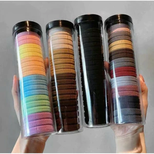 Chun Buộc Tóc, Dây Buộc Tóc Trơn Nhiều Màu Sắc (Tặng Màu Ngẫu Nhiên)