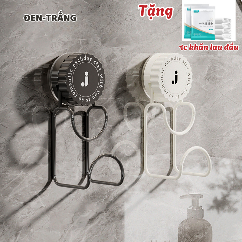 Móc Treo Nhà Tắm Hút Chân Không Chữ L Chịu Lực, Giá Cốc Hút Treo Đồ Đa Năng Không Khoan Đục