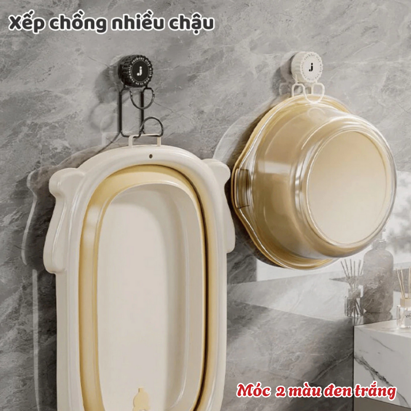Móc Treo Nhà Tắm Hút Chân Không Chữ L Chịu Lực, Giá Cốc Hút Treo Đồ Đa Năng Không Khoan Đục