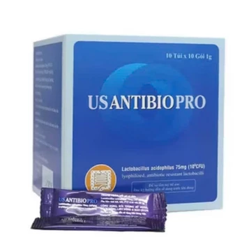 [Hộp 100 gói ] Men tiêu hóa Usantibiopro Hỗ trợ giảm rối loạn tiêu hóa ổn định đường ruột
