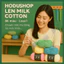 Len milk cotton 50gram, 86 màu Hodushop