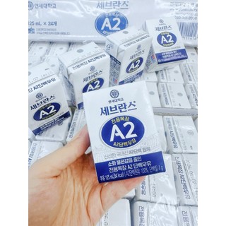 Sữa tươi A2 đạm sạch nguyên chất 125ml từ 1y