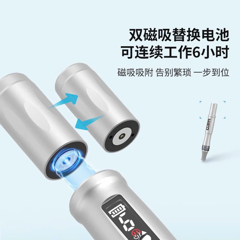 Máy Phi Kim Tích Điện, Máy Phi Kim Dr.pen Uhooma F10 Cao Cấp, Cấy Tảo, Cấy Phấn Có Pin Thay Thế