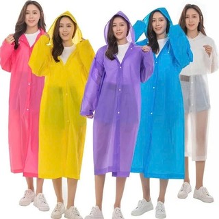 Áo mưa thời trang EVA dành cho Nam Nữ loại dày 140g,có 7 màu,tái sử dụng nhiều lần